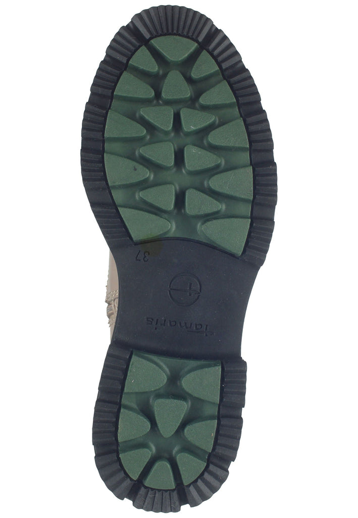 Tamaris Stiefelette Lederimitat Taupe