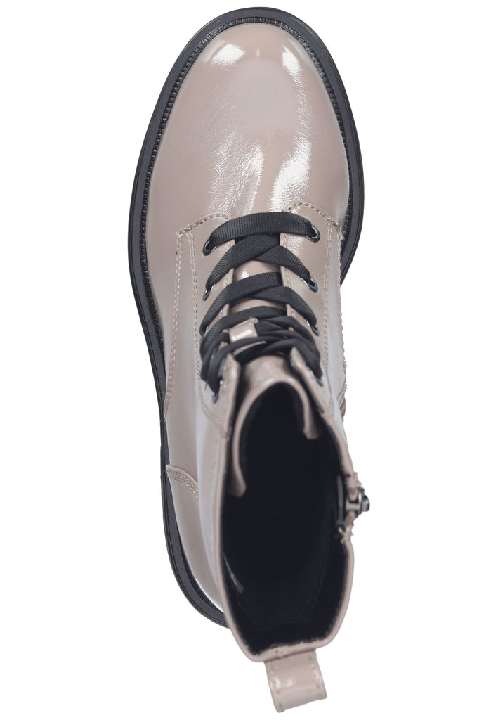 Tamaris Stiefelette Lederimitat Taupe