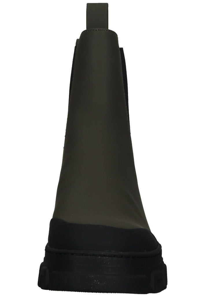 Tamaris Stiefelette Lederimitat/Textil Olive/Schwarz