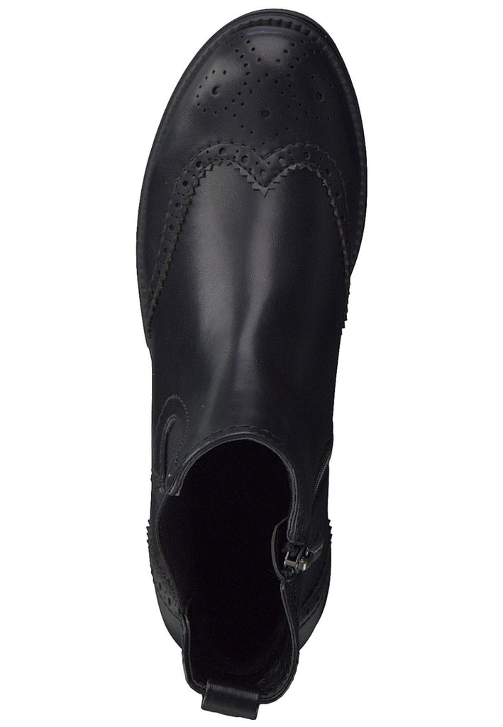 Tamaris Stiefelette Lederimitat/Textil Schwarz