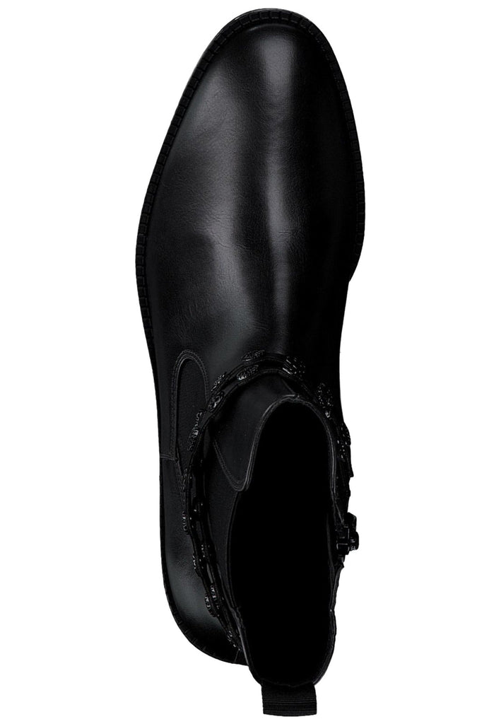 Tamaris Stiefelette Lederimitat/Textil Schwarz