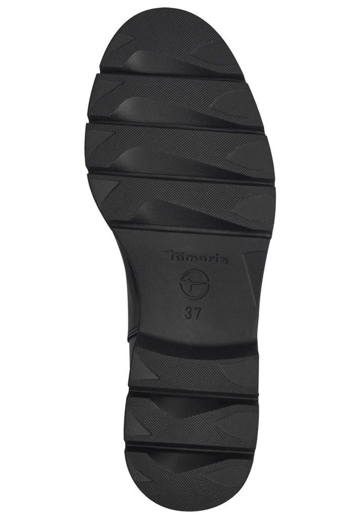 Tamaris Stiefelette Lederimitat/Textil Schwarz Warmfutter