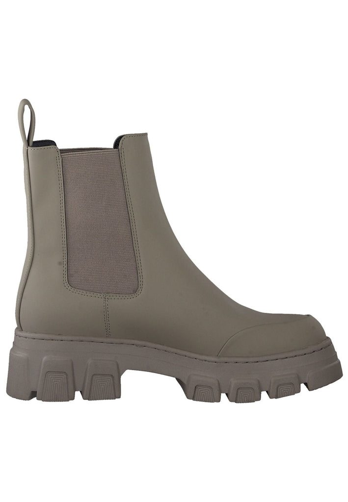Tamaris Stiefelette Lederimitat/Textil Taupe