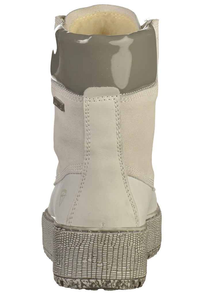 Tamaris Stiefelette Lederimitat Weiß