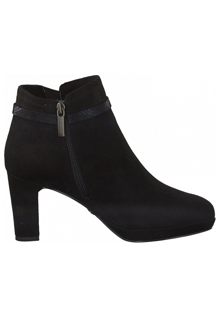 Tamaris Stiefelette Textil Schwarz