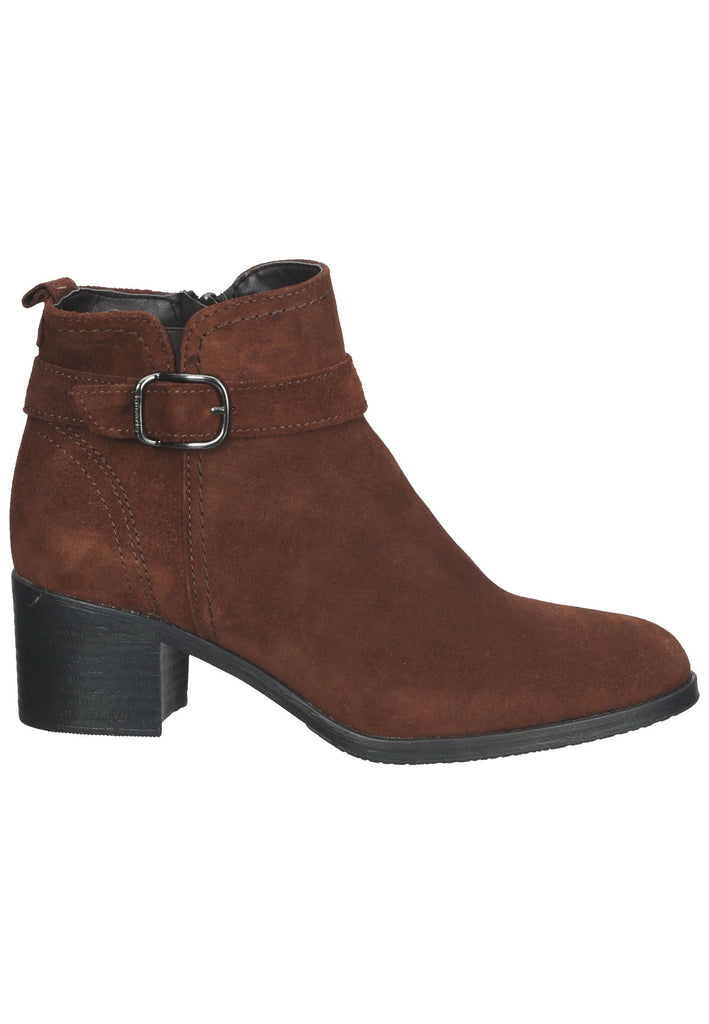 Tamaris Stiefelette Veloursleder Chocolate