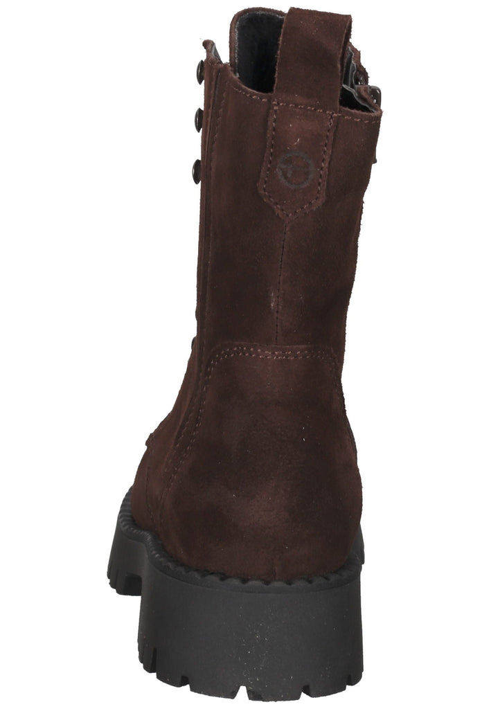 Tamaris Stiefelette Veloursleder Mocca