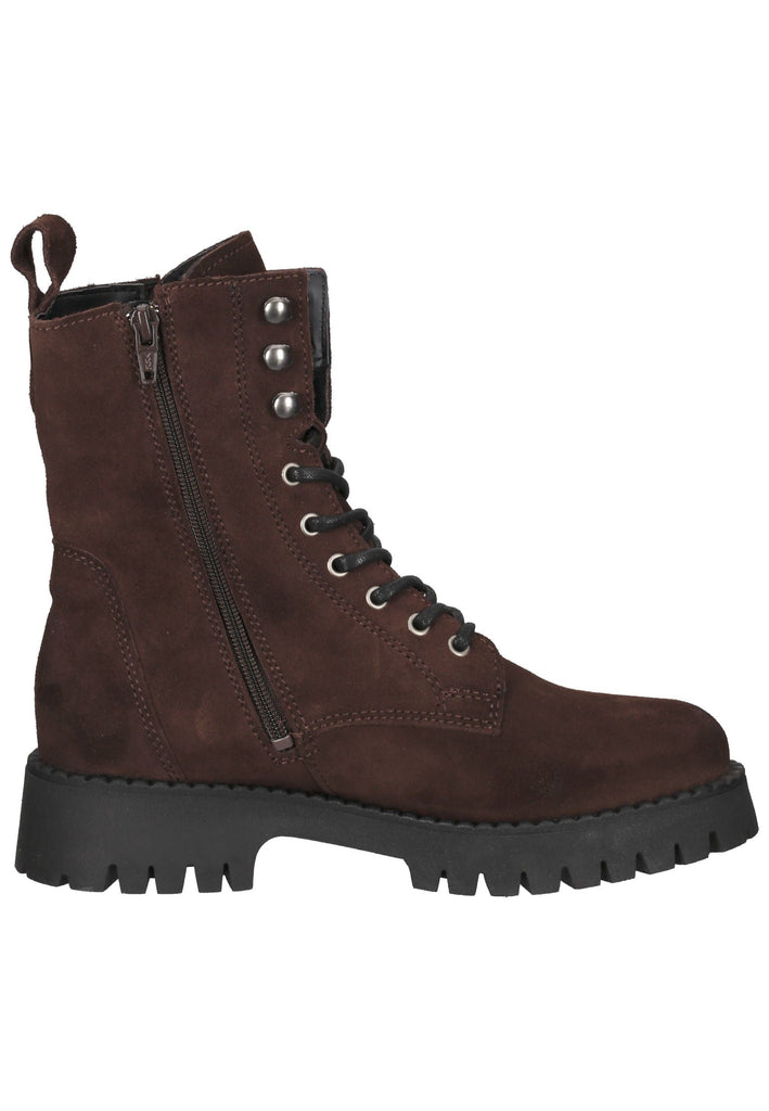 Tamaris Stiefelette Veloursleder Mocca