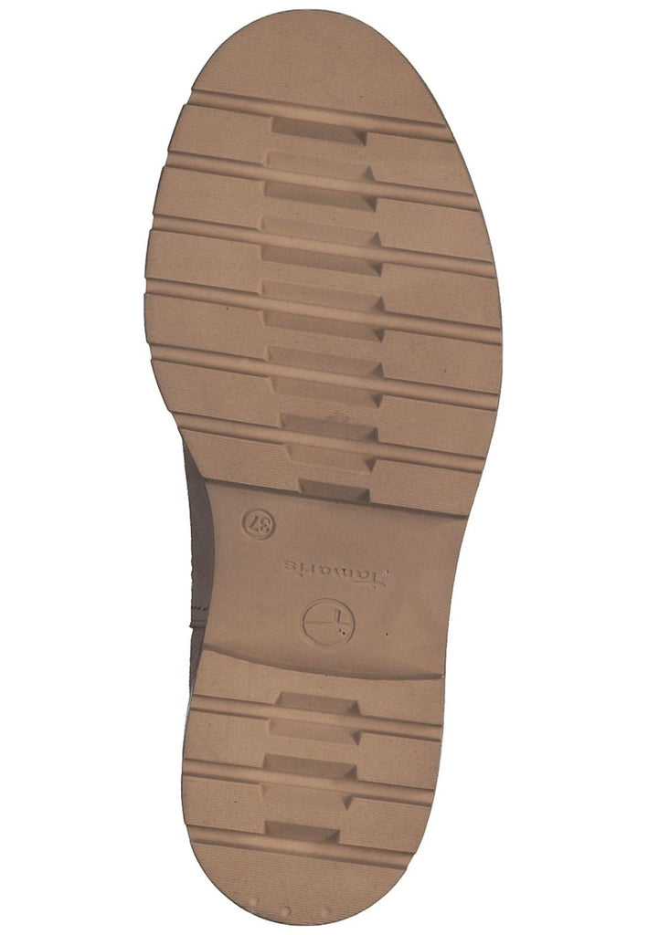 Tamaris Stiefelette Veloursleder/Textil Cream