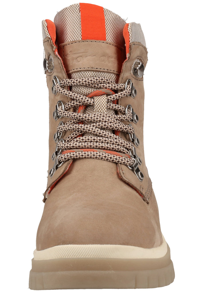 Tamaris Stiefelette Veloursleder/Textil Orange Warmfutter