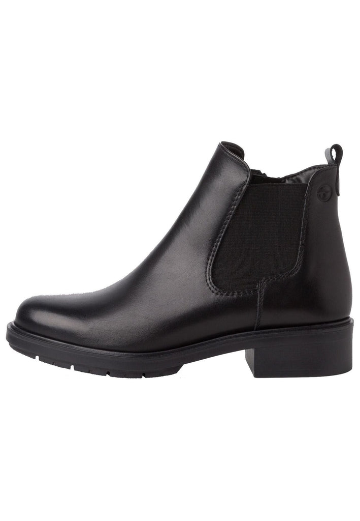 Stiefeletten Tamaris Stiefelette Leder Schwarz