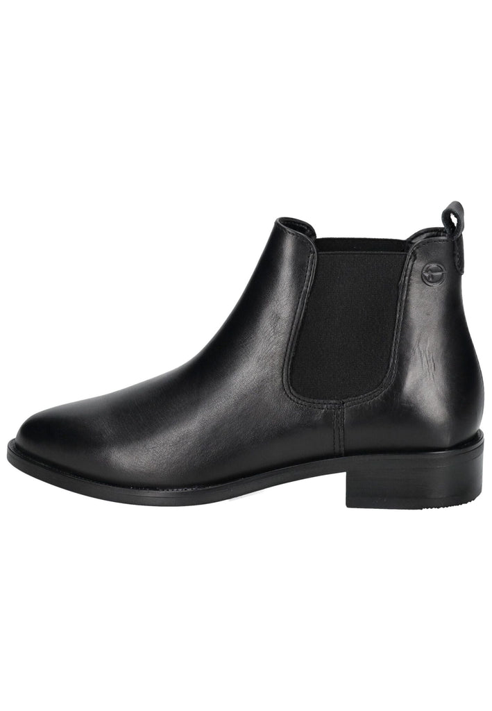 Stiefeletten Tamaris Stiefelette Leder Schwarz