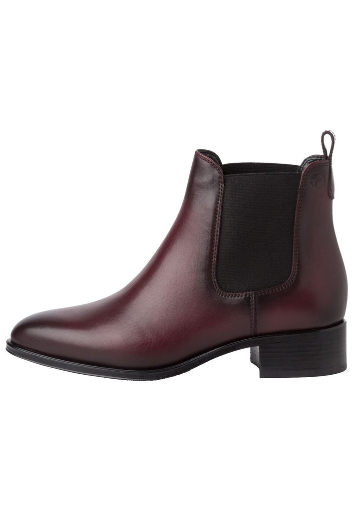Stiefeletten Tamaris Stiefelette Leder/Textil Merlot