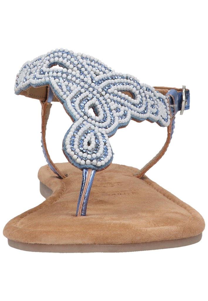 Tamaris Zehensteg Leder Hellblau