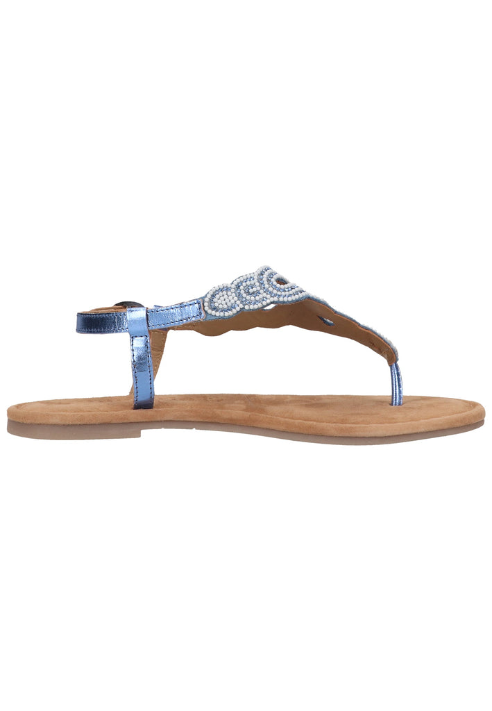 Tamaris Zehensteg Leder Hellblau