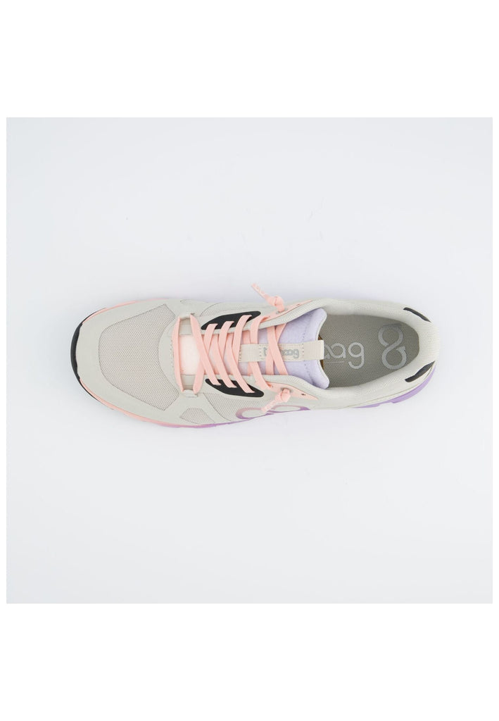 Tenhaag Sneaker Mesh Grau/Lila