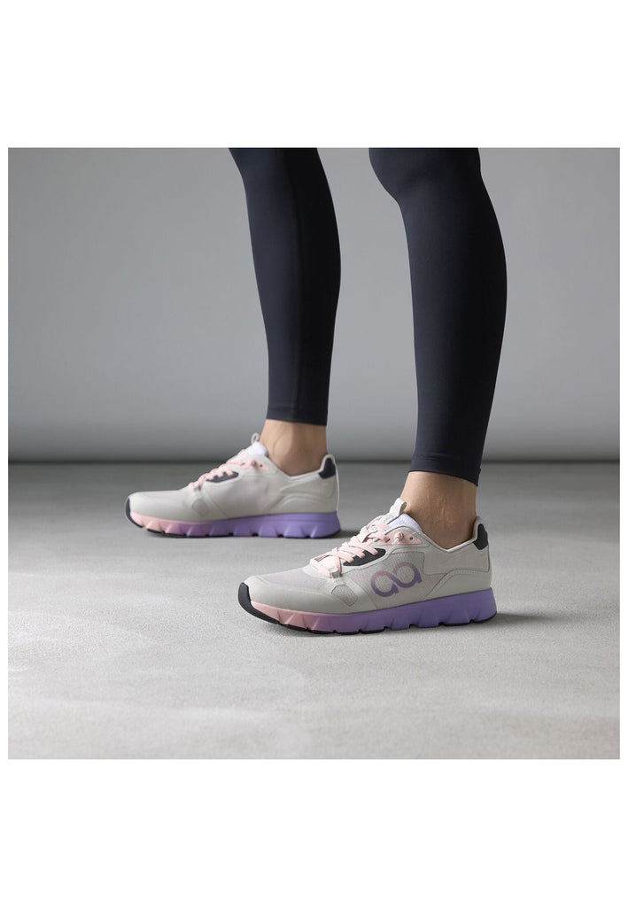 Tenhaag Sneaker Mesh Grau/Lila