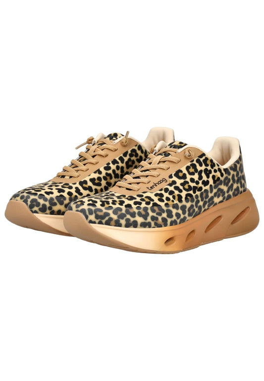 Tenhaag Sneaker Mesh Leopard