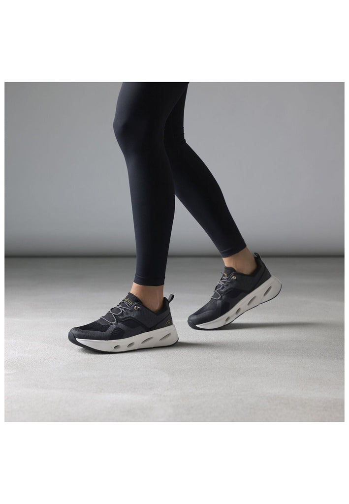 Tenhaag Sneaker Mesh Schwarz