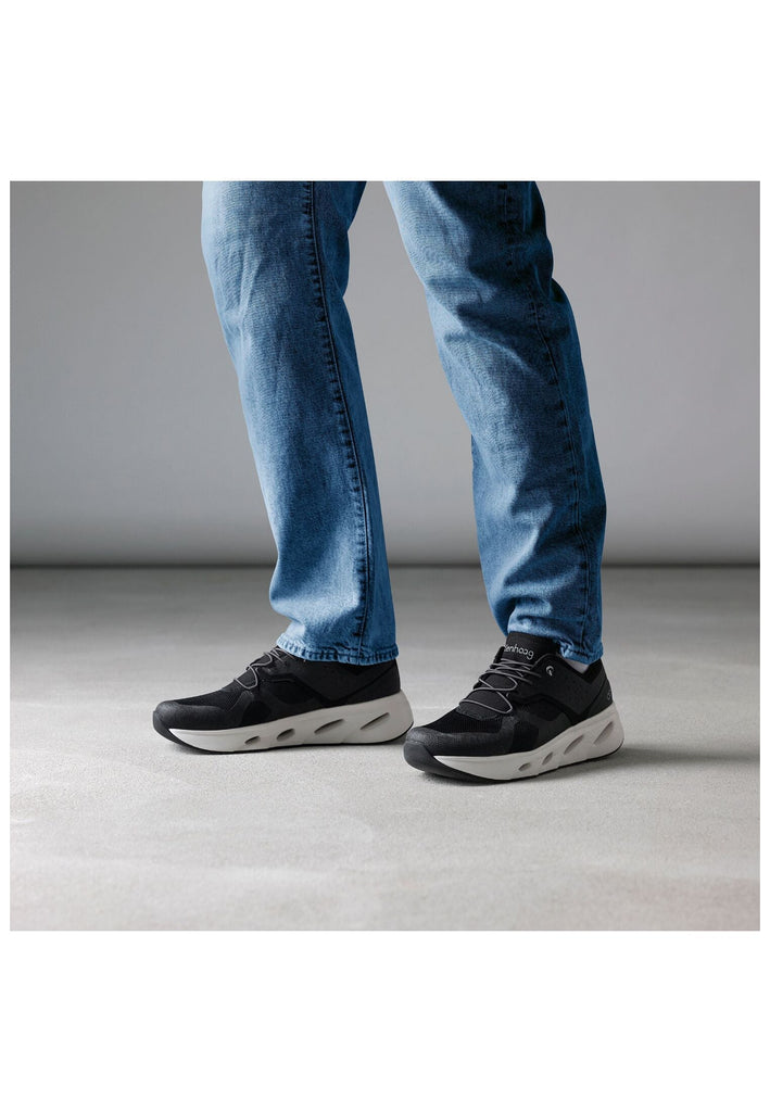 Tenhaag Sneaker Mesh Schwarz