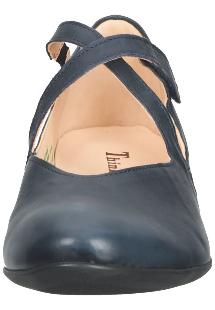 Think! Ballerinas Glattleder Dunkelblau
