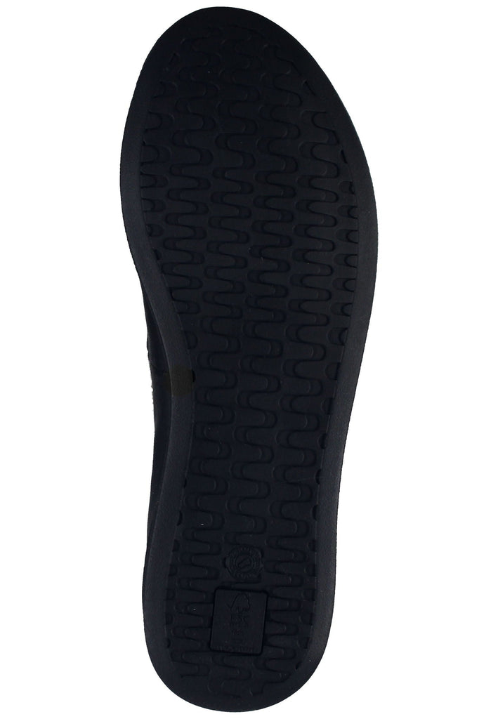 Think! Ballerinas Glattleder Schwarz