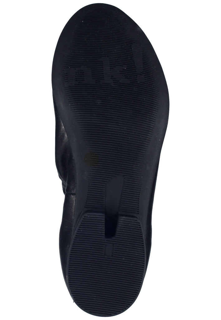 Think! Ballerinas Glattleder Schwarz