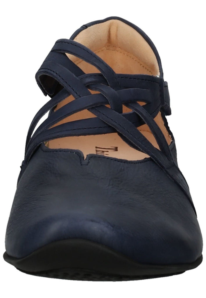 Think! Ballerinas Leder Blau