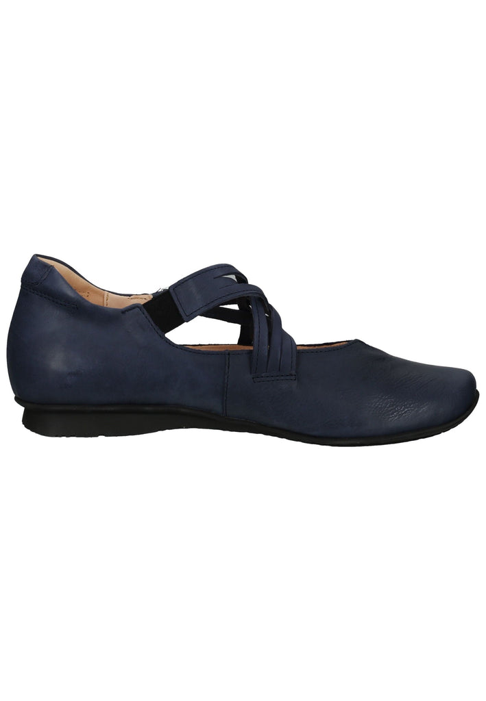 Think! Ballerinas Leder Blau