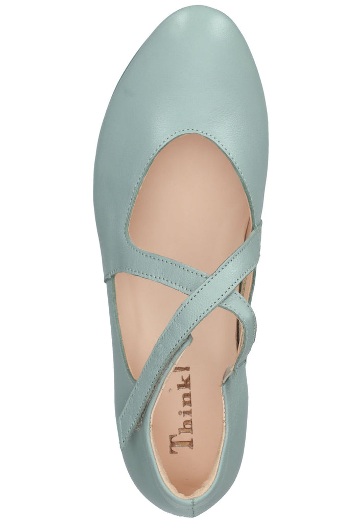 Think! Ballerinas Leder Hellgrün