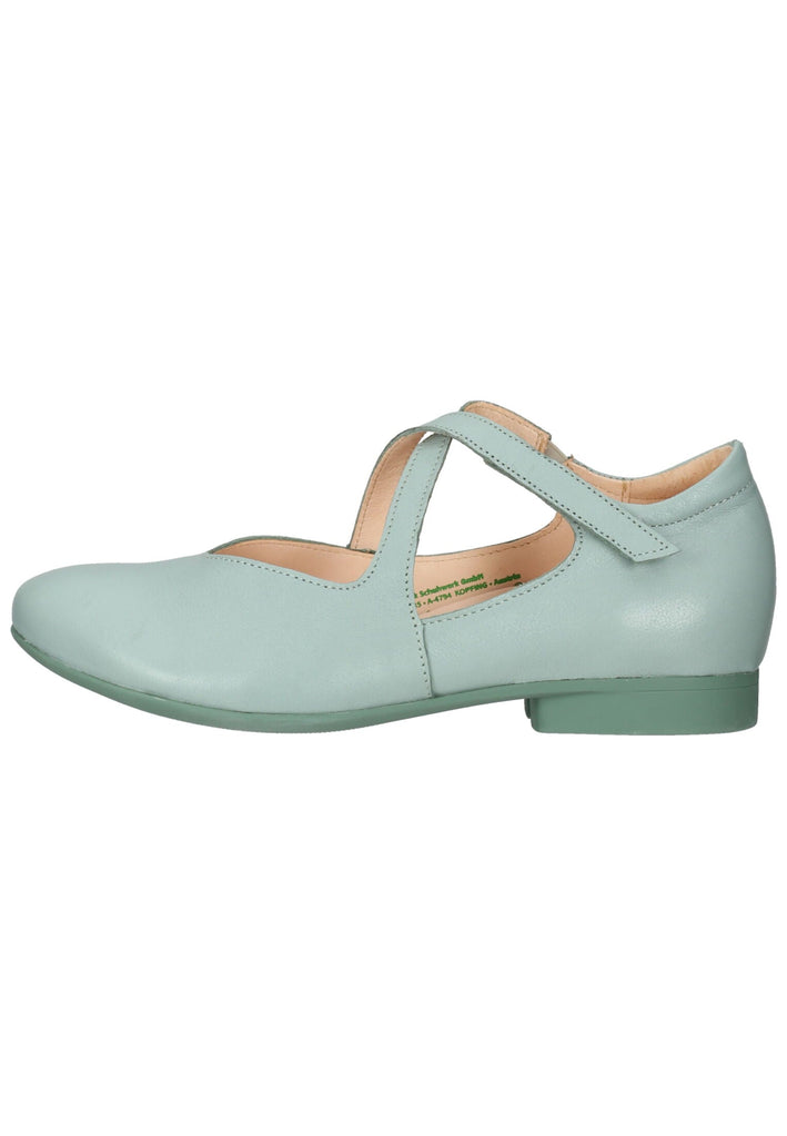 Think! Ballerinas Leder Hellgrün