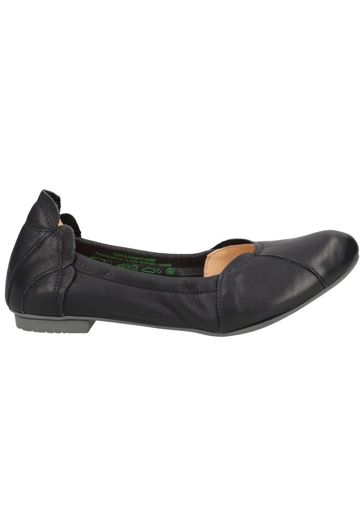 Think! Ballerinas Leder Navy