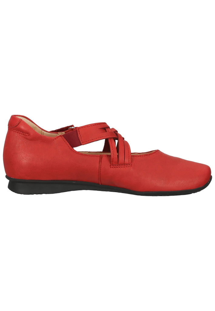 Think! Ballerinas Leder Rot