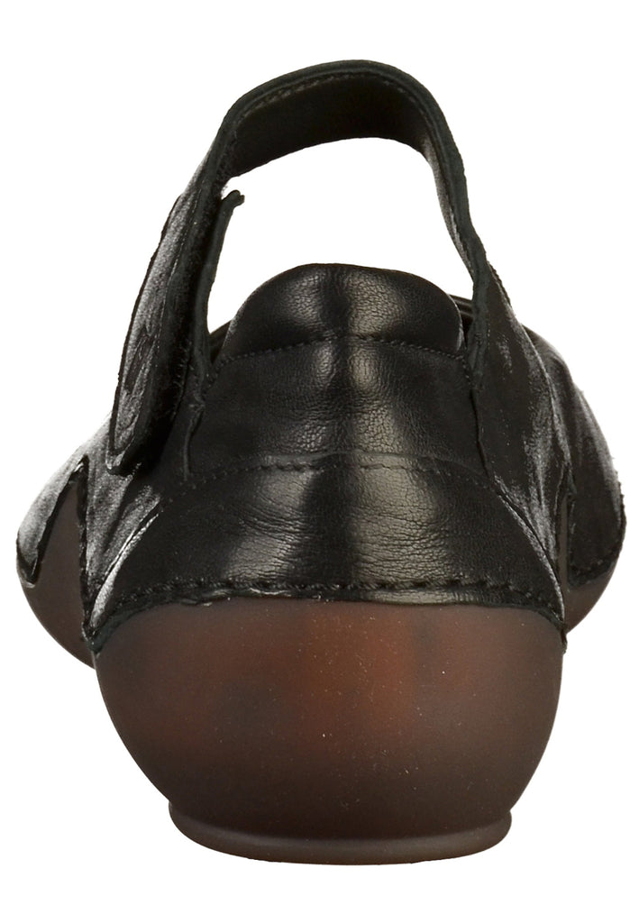 Think! Ballerinas Leder Schwarz