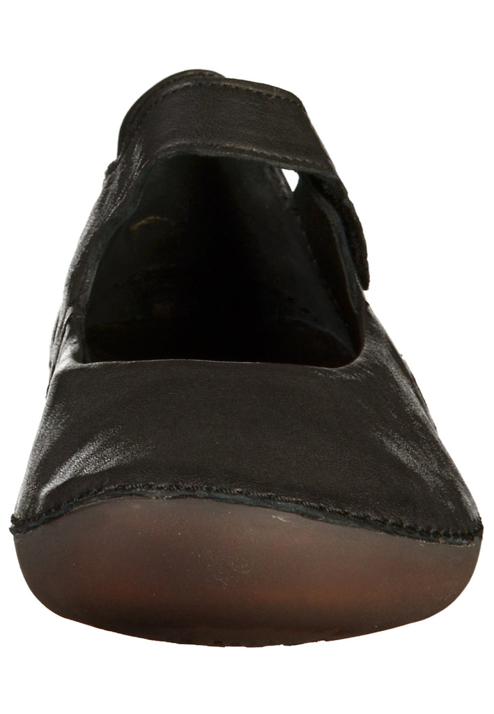 Think! Ballerinas Leder Schwarz