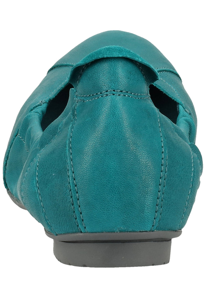 Think! Ballerinas Leder Türkis