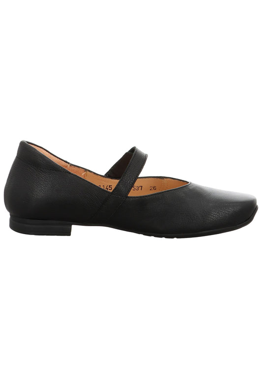 Think! Ballerinas Nappaleder Schwarz/Schwarz