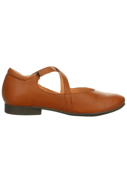 Think! Ballerinas Nappaleder Zimt