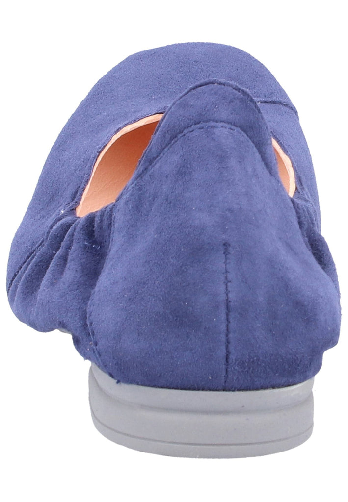 Think! Ballerinas Nubukleder Blau