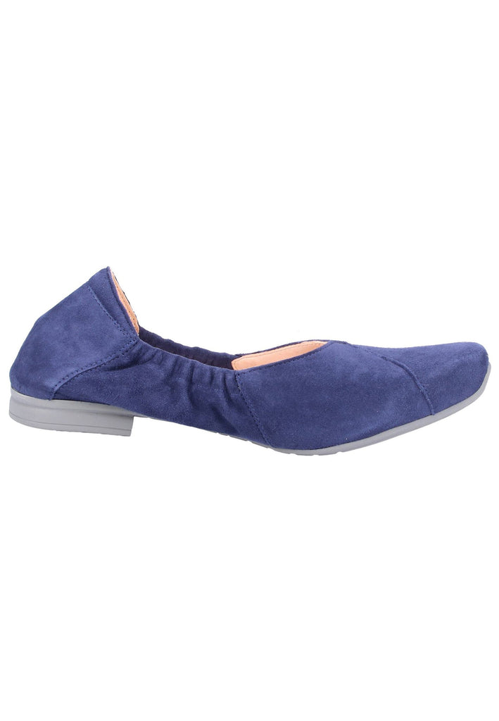 Think! Ballerinas Nubukleder Blau