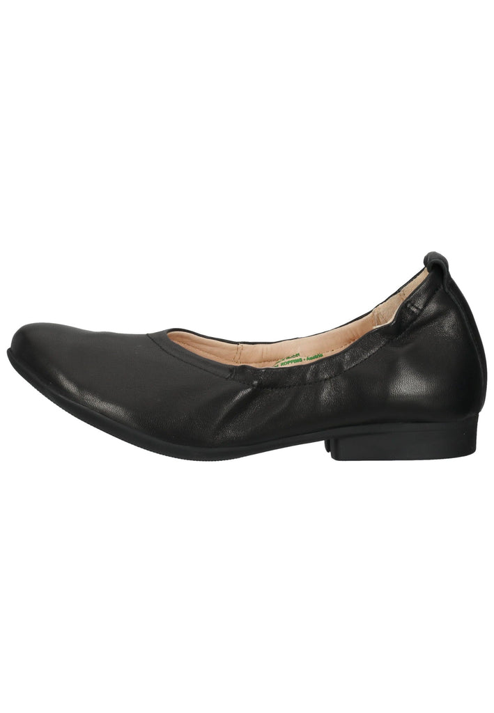 Ballerinas Think! Ballerinas Glattleder Schwarz