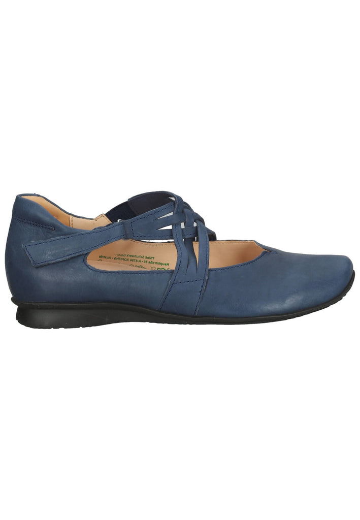 Ballerinas Think! Ballerinas Leder Blau