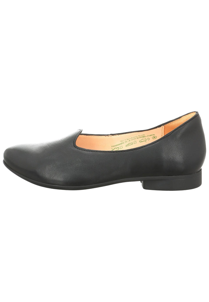 Ballerinas Think! Ballerinas Leder Schwarz