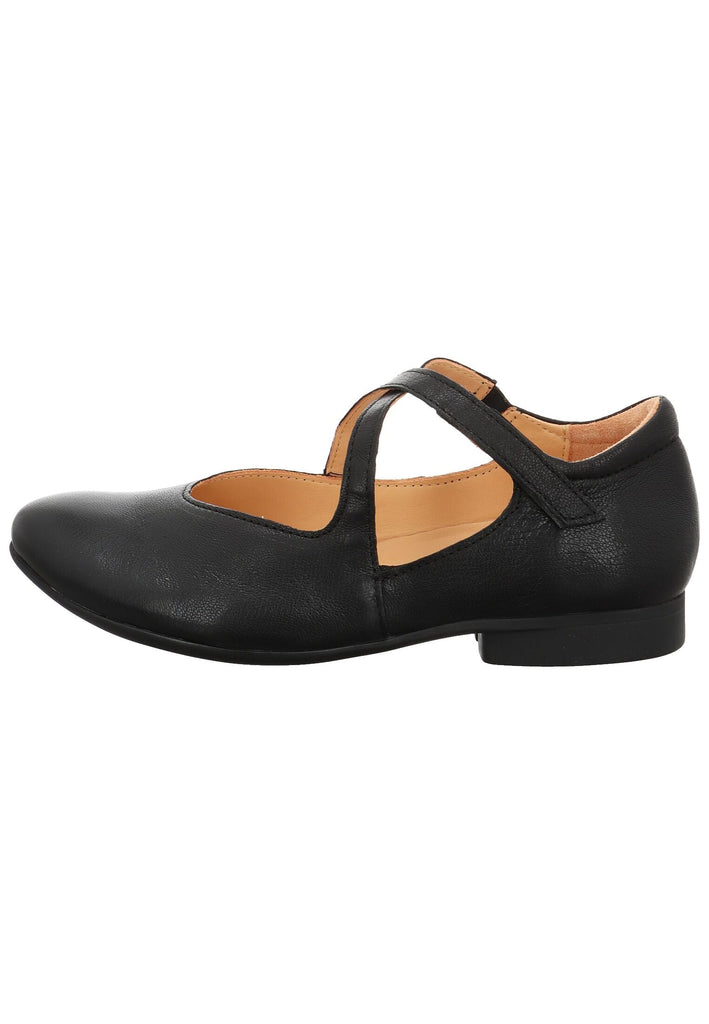 Ballerinas Think! Ballerinas Nappaleder Schwarz/Schwarz