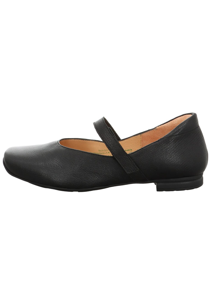 Ballerinas Think! Ballerinas Nappaleder Schwarz/Schwarz
