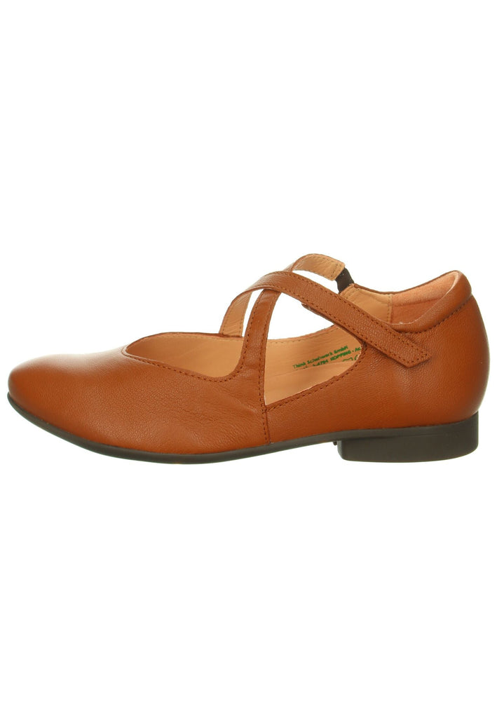 Ballerinas Think! Ballerinas Nappaleder Zimt