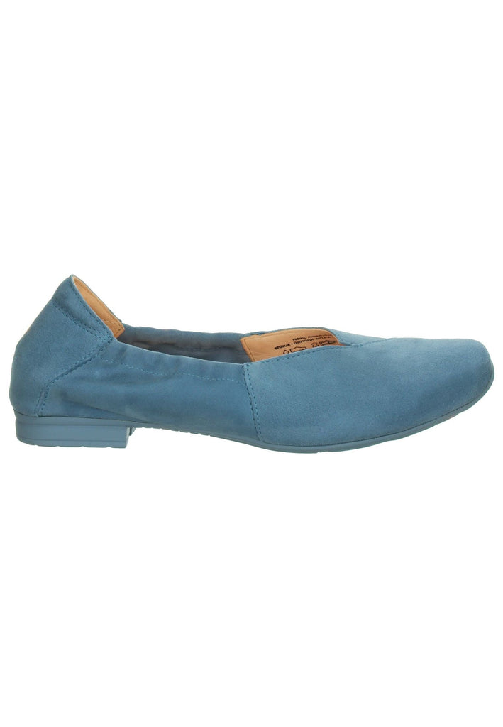 Think! Ballerinas Veloursleder Denim