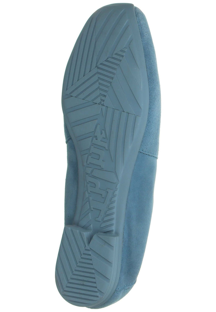 Think! Ballerinas Veloursleder Denim