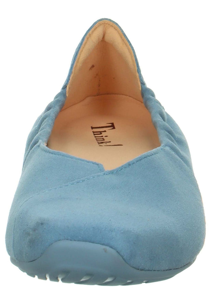 Think! Ballerinas Veloursleder Denim