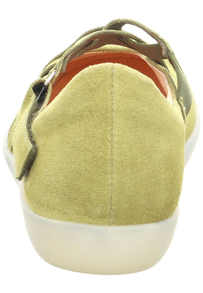 Think! Ballerinas Veloursleder Grün